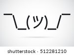 Vector Shrug Mug Emoji....