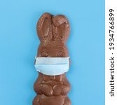 Chocolate Easter Bunny Wearing...