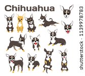 chihuahua illustration dog... | Shutterstock .eps vector #1139978783