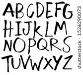 marker doodle sketch alphabet... | Shutterstock .eps vector #1526290073