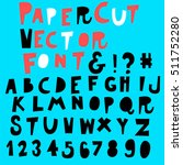 doodle alphabet fun font | Shutterstock .eps vector #511752280