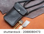 Leather Phone And Wallet Bag...
