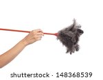 Woman Hand Holding A Duster...
