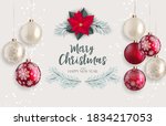 holiday new year and merry... | Shutterstock .eps vector #1834217053