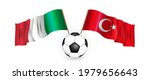 soccer ball against the... | Shutterstock .eps vector #1979656643