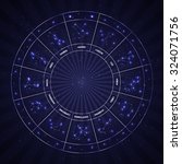 set of symbol zodiac sign.... | Shutterstock .eps vector #324071756