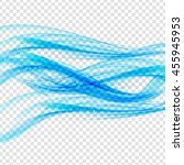 abstract blue wave set on... | Shutterstock .eps vector #455945953