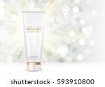 design cosmetics product ... | Shutterstock .eps vector #593910800