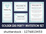 great christmas invitation in... | Shutterstock .eps vector #1276813453