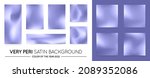 set of fabric  textile satin or ... | Shutterstock .eps vector #2089352086