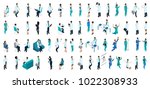 isometrics a large set of... | Shutterstock .eps vector #1022308933