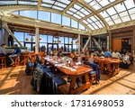 Small photo of CHICAGO, ILLINOIS - MARCH 12, 2019: Cindy's Rooftop Restaurant at Chicago Athletic Association Hotel on the Michigan Avenue