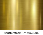 gold metal texture background... | Shutterstock .eps vector #746068006