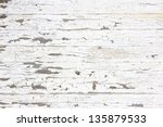 Wooden Wall With White Paint Is ...