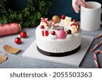 White Chocolate Christmas Cake...