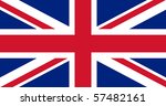 illustration of british union... | Shutterstock . vector #57482161