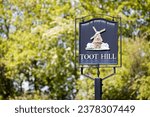 Small photo of Toot Hill Village Sign, Epping Forest, Essex, England