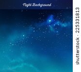 vector night sky background | Shutterstock .eps vector #225331813