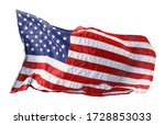 american flag waving in the... | Shutterstock . vector #1728853033
