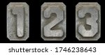 set of numbers 1  2  3 made of... | Shutterstock . vector #1746238643