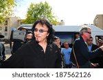 Small photo of SPITAK, ARMENIA - OCTOBER 1: Tony Iommi and Ian Gillan among their fans on October 1, 2009 in Spitak, Armenia. They visit Armenia within the framework of “Armenia Grateful 2 Rock” project.