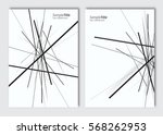 vector abstract brochure... | Shutterstock .eps vector #568262953