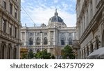 Small photo of Vienna, Austria - 14.10.2023: The Museum of Natural History and Art History (Kunsthistorisches and Naturhistorisches) on Maria Theresa platz