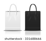 Black   White Shopping Bag ...