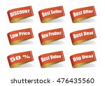 various label best product ... | Shutterstock .eps vector #476435560
