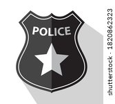 police badge black and white ... | Shutterstock .eps vector #1820862323