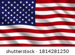 flag of usa or united states of ... | Shutterstock .eps vector #1814281250
