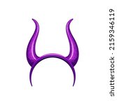 headband with bright purple... | Shutterstock .eps vector #2159346119