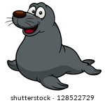 Illustration Of Cartoon Seal