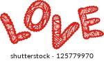 love illustration | Shutterstock . vector #125779970