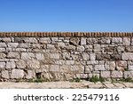 Stone Old Wall With Sky In The...