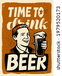 retro beer poster. vintage ad... | Shutterstock .eps vector #1979520173