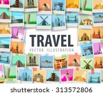 travel vector logo design... | Shutterstock .eps vector #313572806