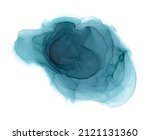 alcohol ink texture. fluid blue ... | Shutterstock .eps vector #2121131360
