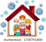 stay home to prevent... | Shutterstock .eps vector #1730741800