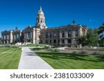 State capitol of wyoming in...