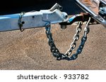 Close Up Of A Boat Trailer Hitch