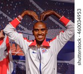 Small photo of LONDON, ENGLAND - JULY 22, 2016: Brisitsh athlet Mo Farah, Madame Tussauds wax museum. It is a major tourist attraction in London