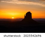 Sunrise At East Mitten Butte In ...