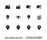 map icons on white background.... | Shutterstock .eps vector #144644480