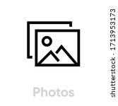 photos media types icon.... | Shutterstock .eps vector #1713953173