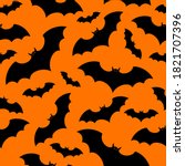 vector halloween seamless... | Shutterstock .eps vector #1821707396
