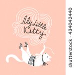 Stylish Vector Card With Cute...