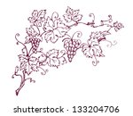 vine leaves | Shutterstock .eps vector #133204706