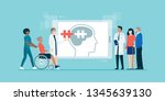professional medical team... | Shutterstock .eps vector #1345639130
