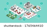 food and restaurant industry... | Shutterstock .eps vector #1765464410